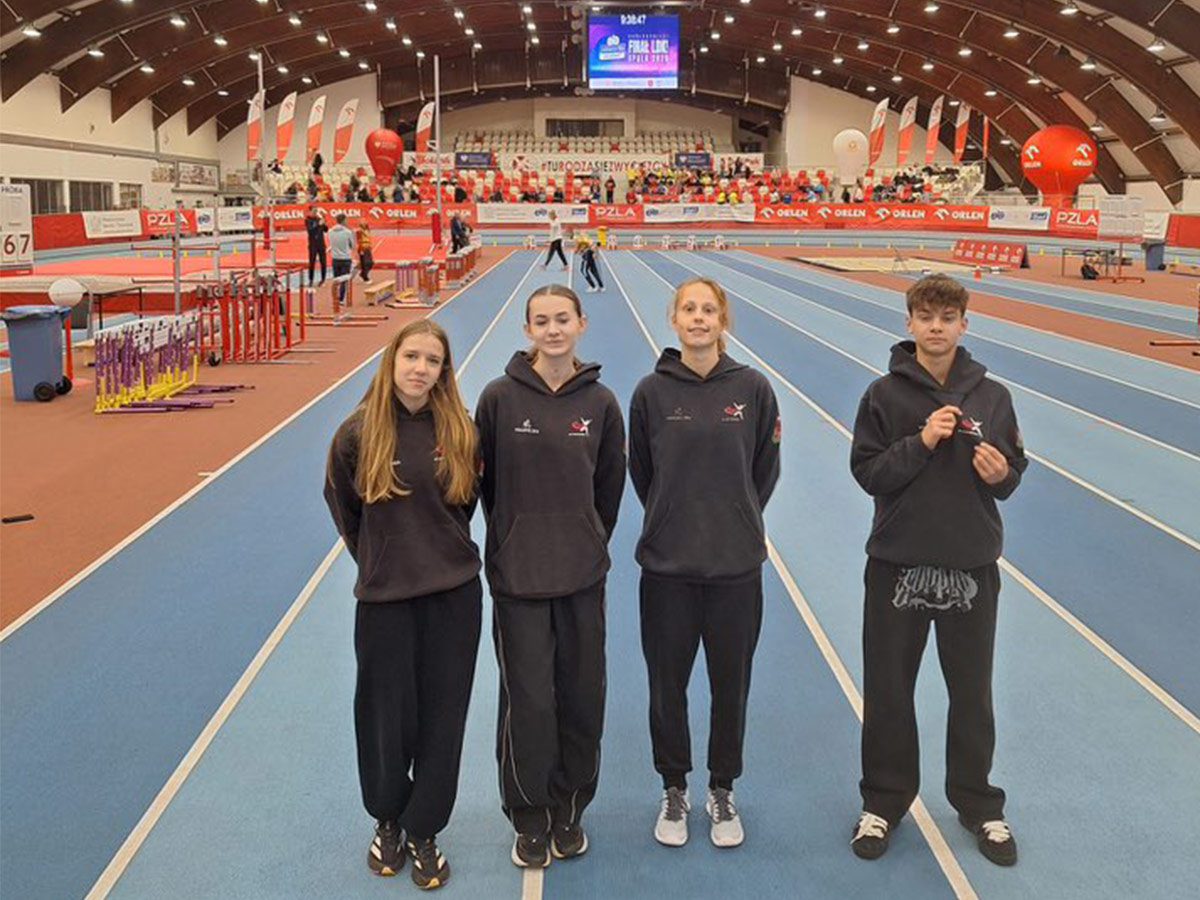 4 osobowa ekipa z SKL Sucha Beskidzka w finale LDK w Spale