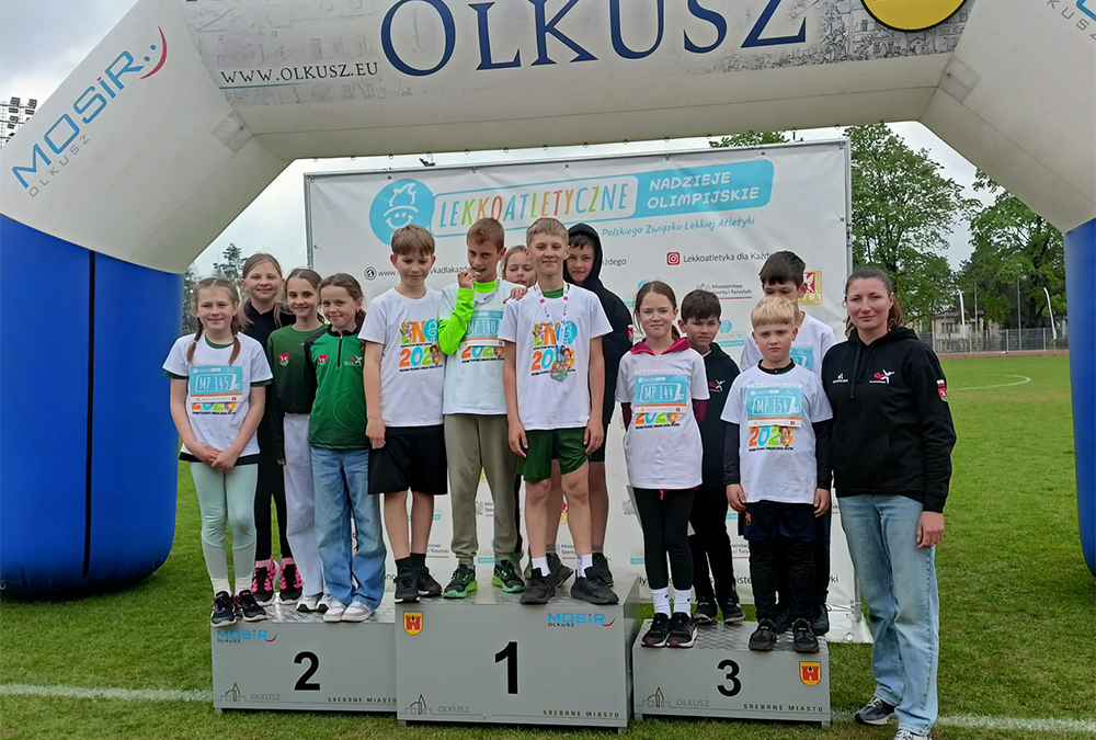 Lekkoatletyczne Nadzieje Olimpijskie – udany start zawodników SKL Sucha Beskidzka w Olkuszu